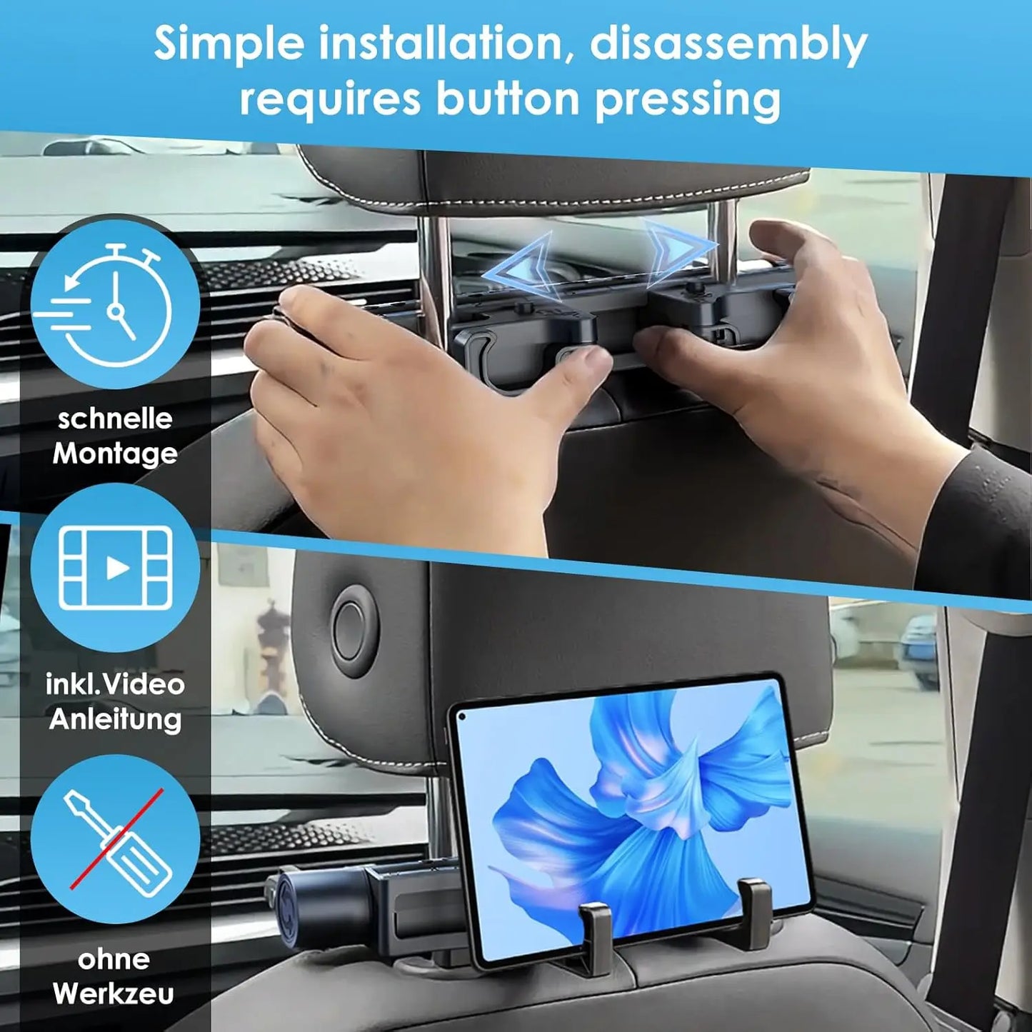 Memory Foam Car Neck Pillow