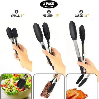 Silicone Kitchen Tongs
