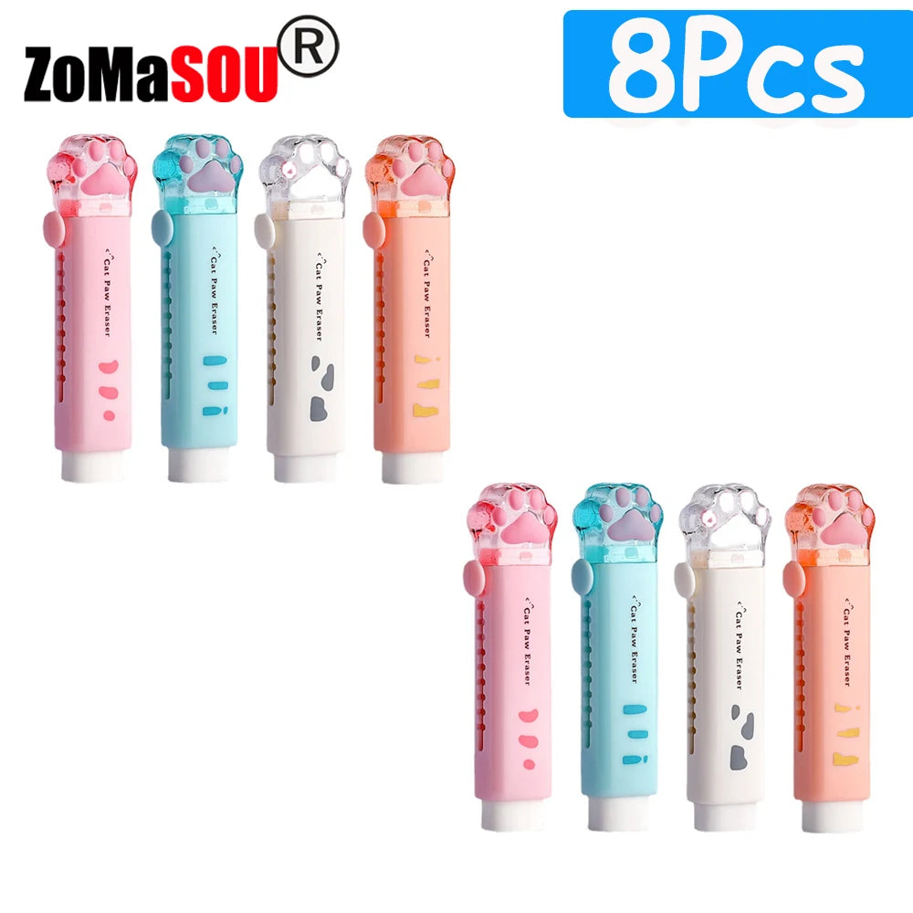 Retractable Rubber Pencil Erasers