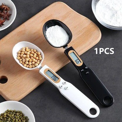 Digital Kitchen Scale with Measuring Spoon