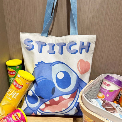 Cute Cartoon Canvas Tote Bag