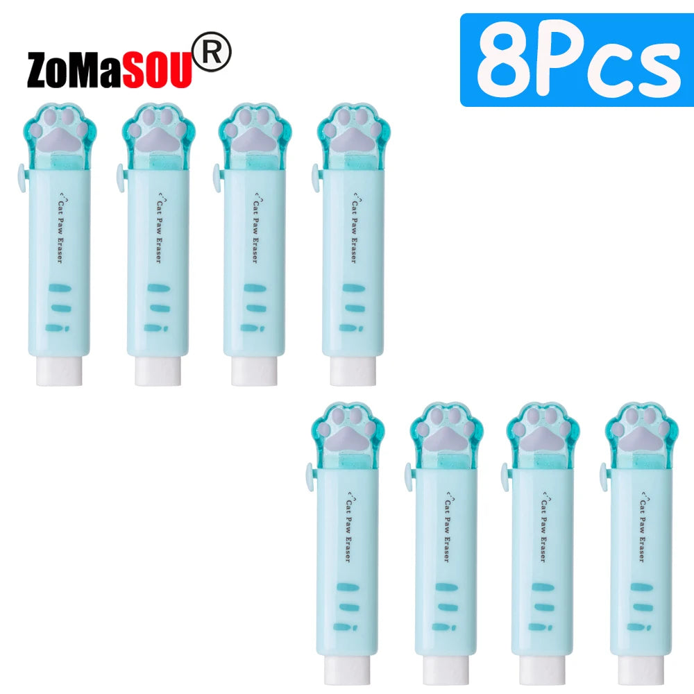 Retractable Rubber Pencil Erasers