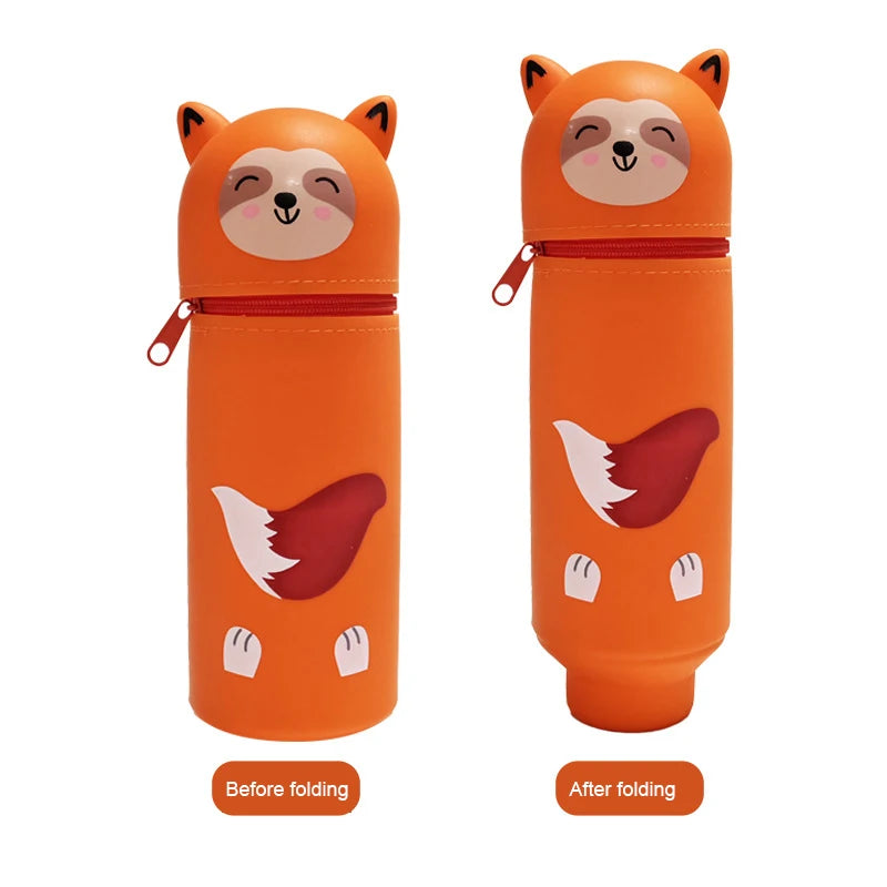 Cute Animal Silicone Pencil Case