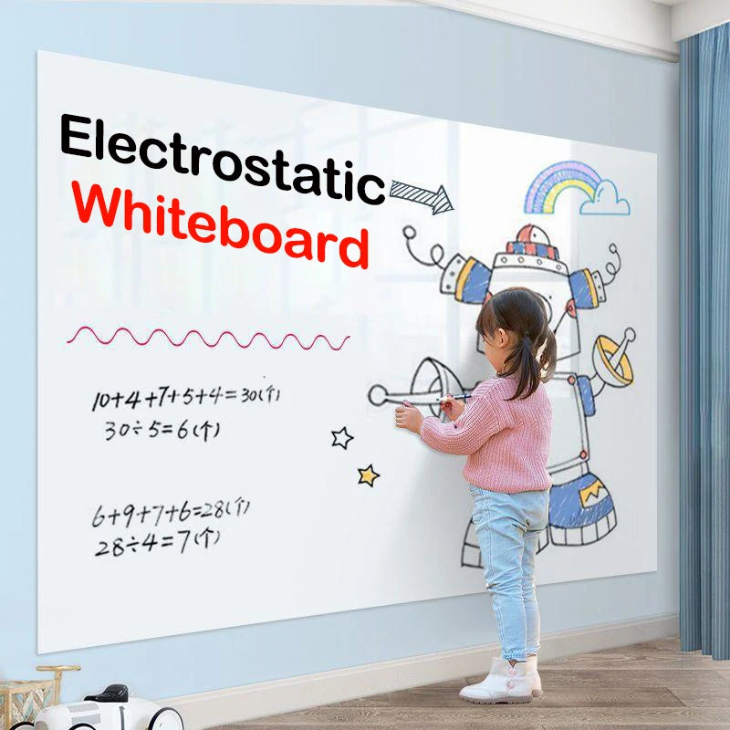 Reusable Static Whiteboard Roll
