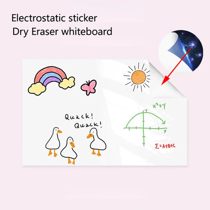 Reusable Static Whiteboard Roll
