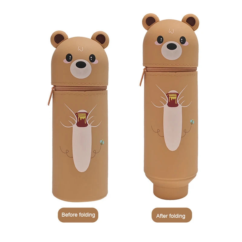 Cute Animal Silicone Pencil Case