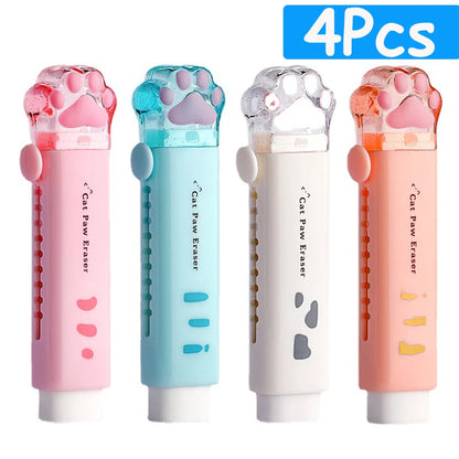 Retractable Rubber Pencil Erasers