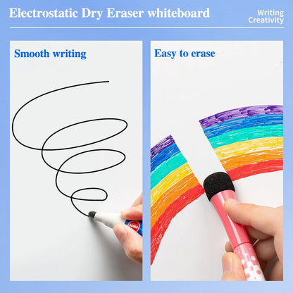 Reusable Static Whiteboard Roll