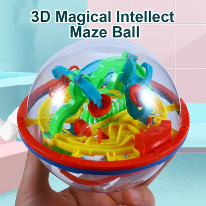 3D Maze Ball Puzzle