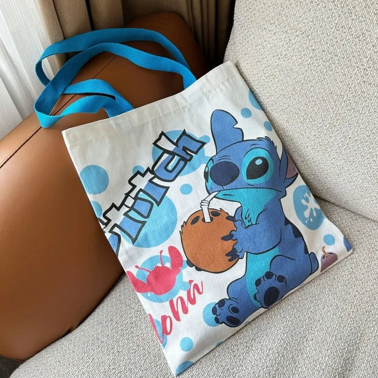 Cute Cartoon Canvas Tote Bag