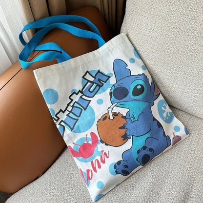 Cute Cartoon Canvas Tote Bag