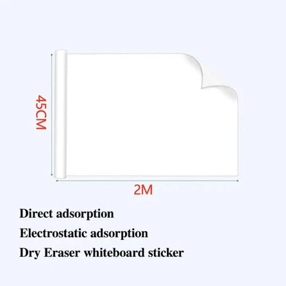 Reusable Static Whiteboard Roll