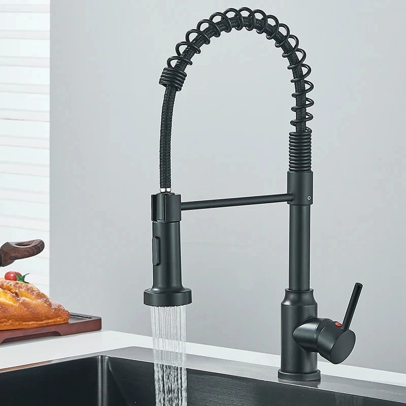 Stainless Steel Mixer Tap with Spray Head