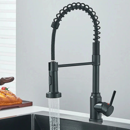 Stainless Steel Mixer Tap with Spray Head