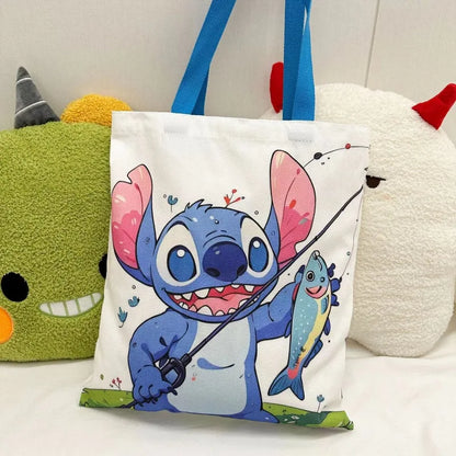 Cute Cartoon Canvas Tote Bag