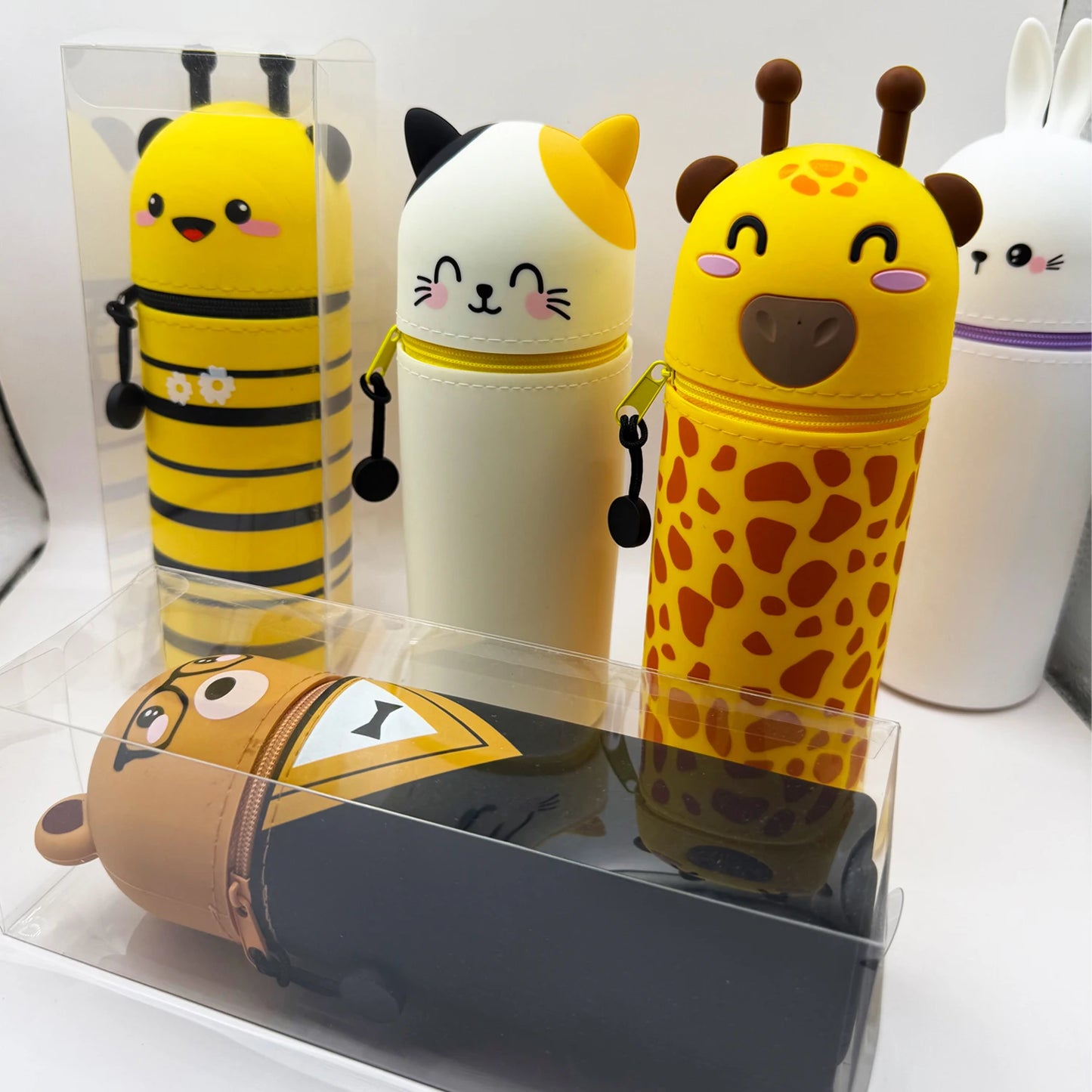 Cute Animal Silicone Pencil Case
