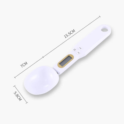 Digital Kitchen Scale with Measuring Spoon