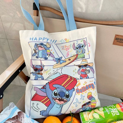 Cute Cartoon Canvas Tote Bag