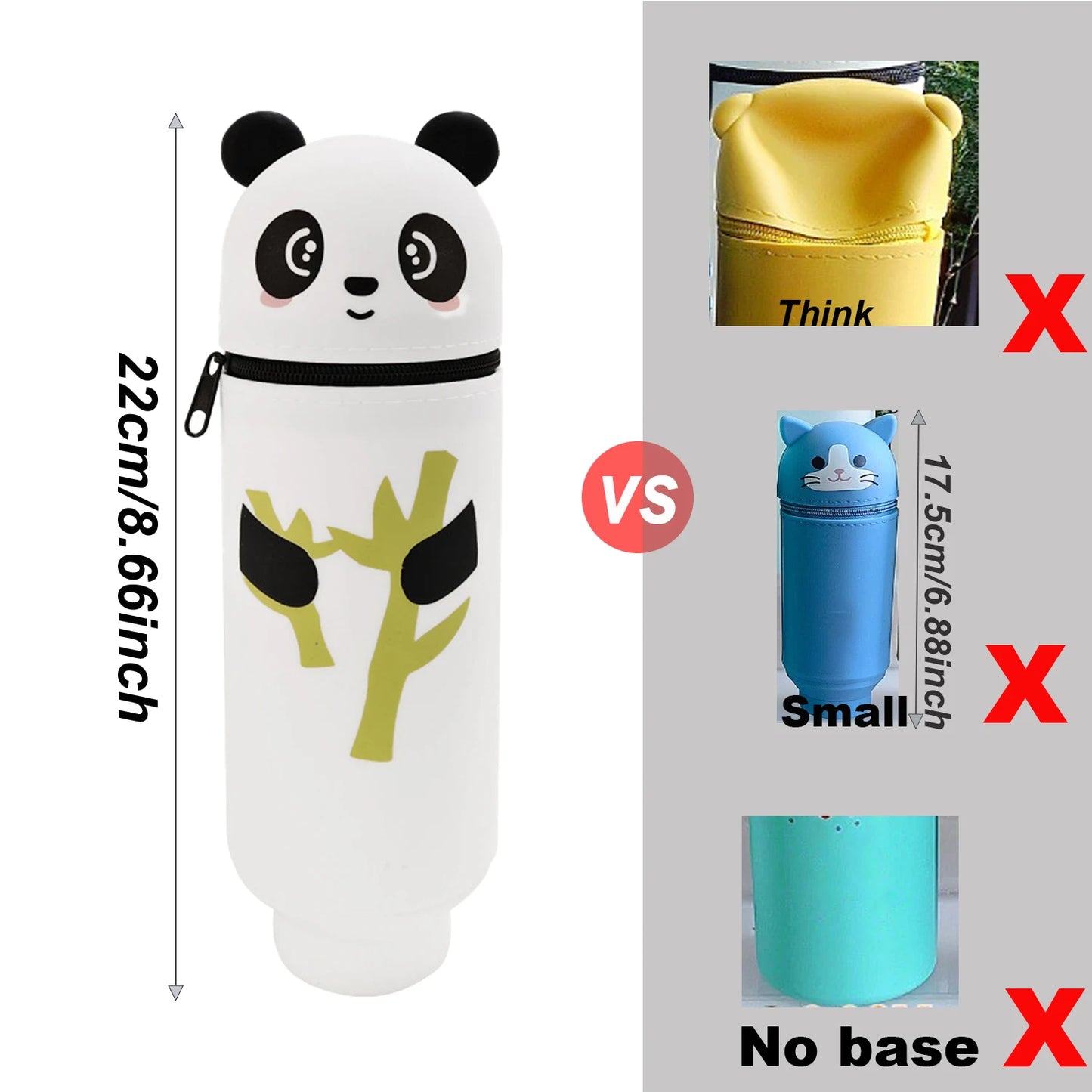 Cute Animal Silicone Pencil Case