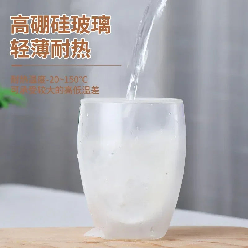 Heat Resistant Double Wall Glass Cups