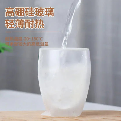 Heat Resistant Double Wall Glass Cups