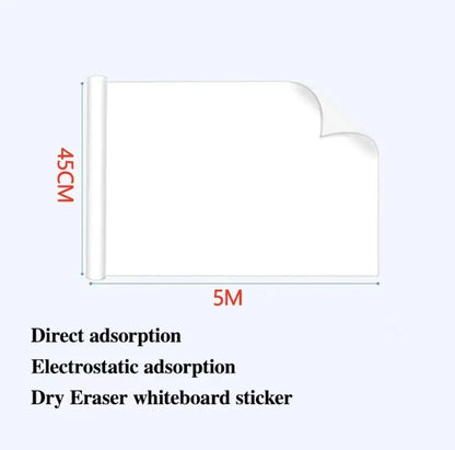 Reusable Static Whiteboard Roll