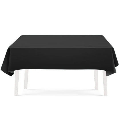 Solid Black Party Tableware Set