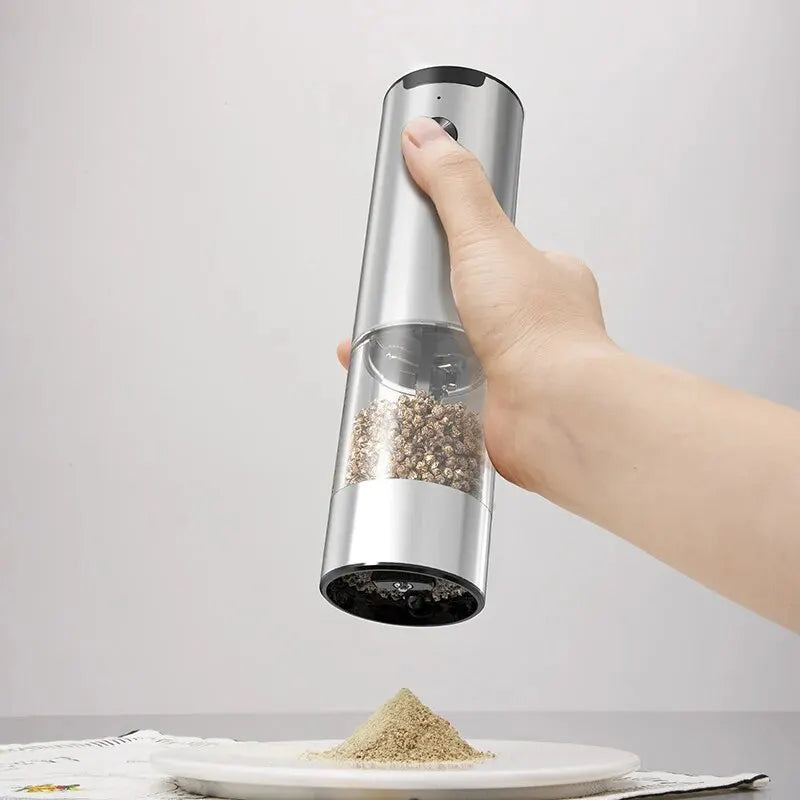 Electric Automatic Pepper & Salt Grinder with LED Light