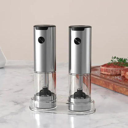 Electric Automatic Pepper & Salt Grinder with LED Light