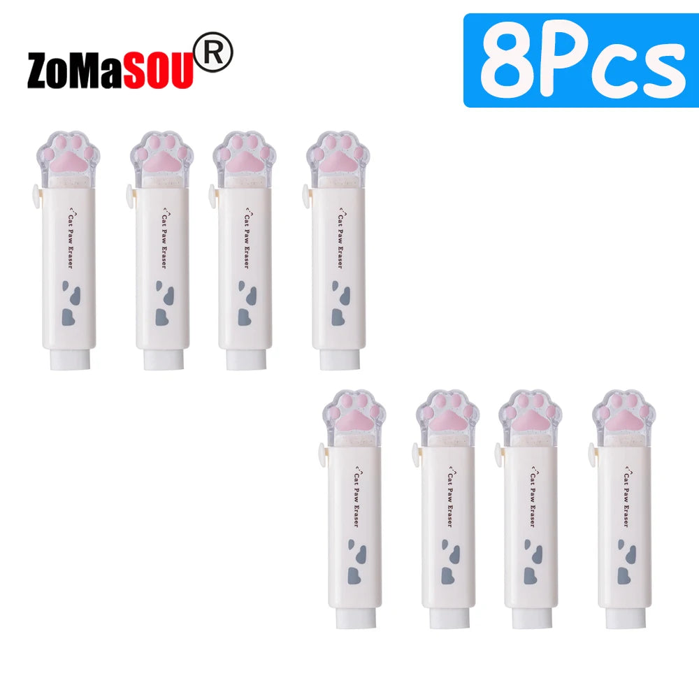 Retractable Rubber Pencil Erasers
