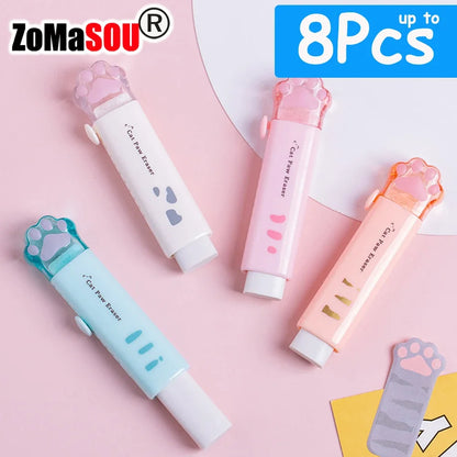Retractable Rubber Pencil Erasers