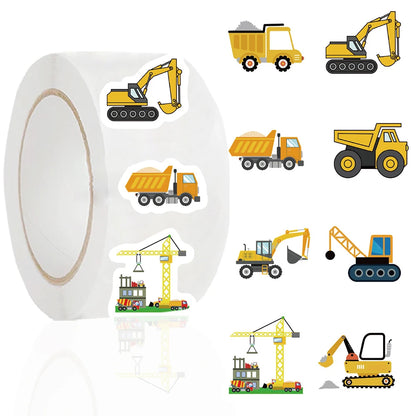 Construction Vehicle Reward Stickers